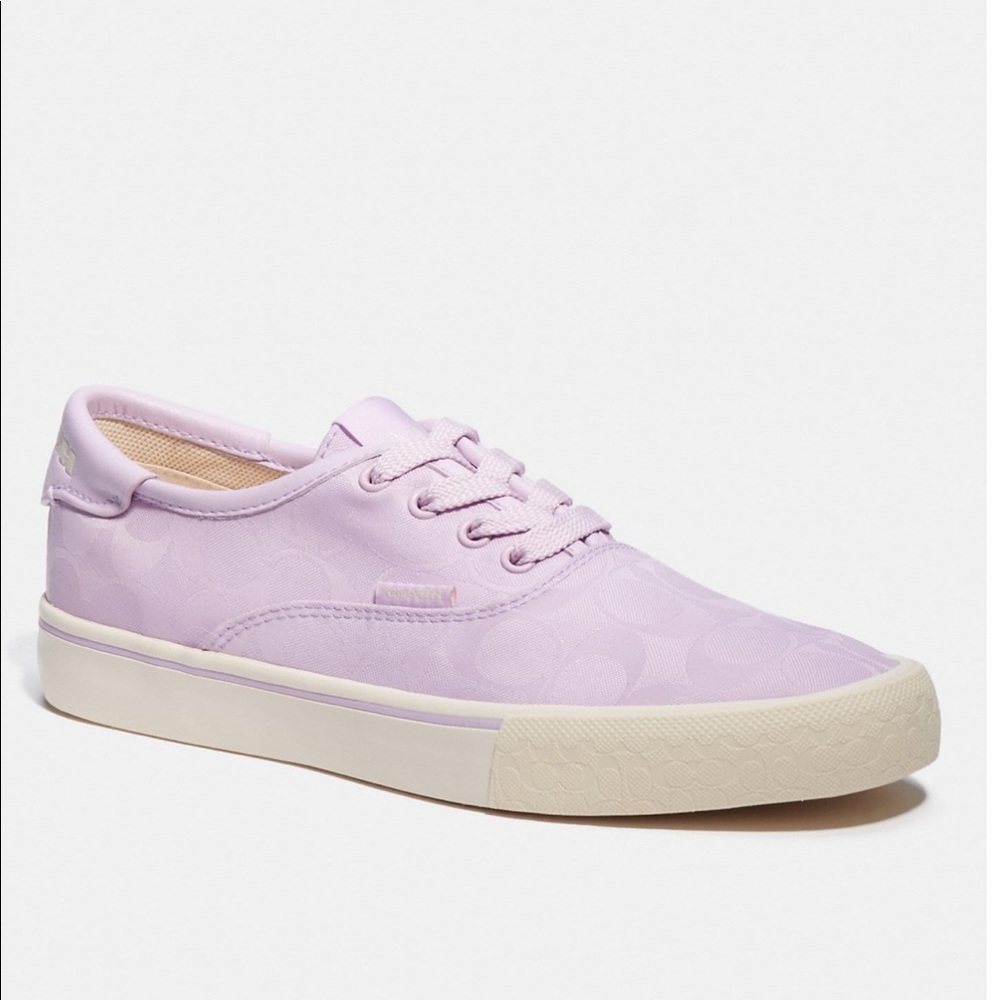 Coach Citysole Skate Sneaker with Recycled Signature Jacquard in Violet